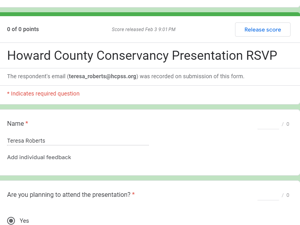 Teresa Roberts Registration